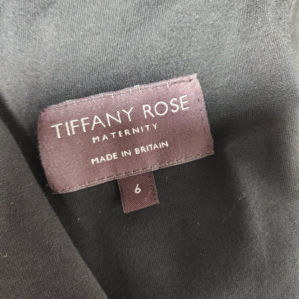TIFFANY ROSE Maternity Isabella Glitter Black Surplice Dress Size6 USA 14/16. - Picture 10 of 16